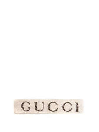 GUCCI  Logo-print headband