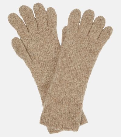 Cashmere Gloves in Brown - Loro Piana | Mytheresa
