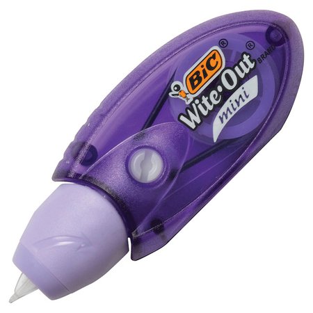BIC Wite-Out Mini Twist Compact Tear-Resistant Correction Tape with Micro Dispenser, 1/5 in X 26.2 ft, White