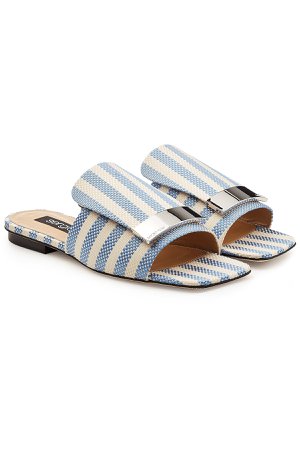 Slip-On Fabric Sandals Gr. IT 39