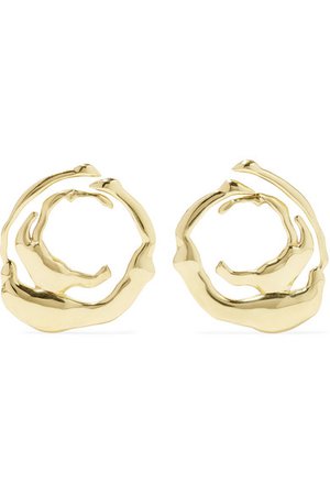 Ellery | Coutts gold-tone earrings | NET-A-PORTER.COM