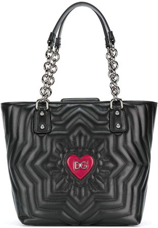 shopping quilted Love bag