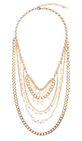 gold layer necklace