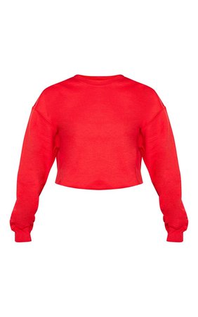 red sweat shirt