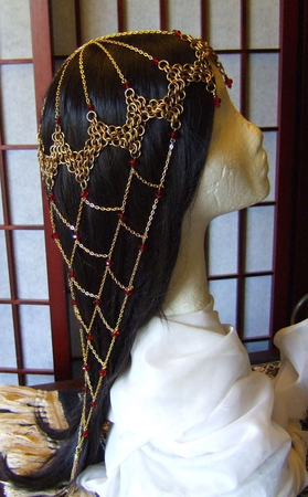 Gold Hair jewellery