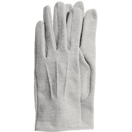 light gray gloves polyvore - Google Search