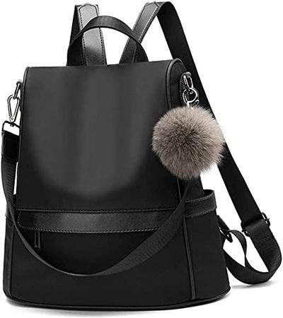 Amazon.com: Women Backpack Purse Nylon Anti-theft Fashion Casual Lightweight Travel School Shoulder Bag : Clothing, Shoes & Jewelry