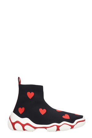 RED Valentino Sneakers In Black Canvas