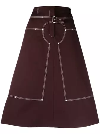 Stella McCartney A-line Midi Skirt