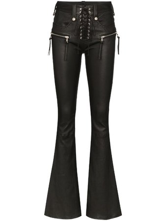 UNRAVEL PROJECT high waist flared trousers - FARFETCH