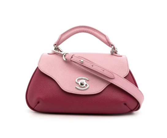 shiatzy Chen colourblock shoulder bag - pink / magenta