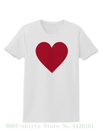 Women'S Tee Big Red Heart Valentine'S Day Womens T Shirt Femme Tee Shirt Short Sleeve Cool T Shirt Buy Shirts Online From Aaa888tshirts, $23.95| DHgate.Com