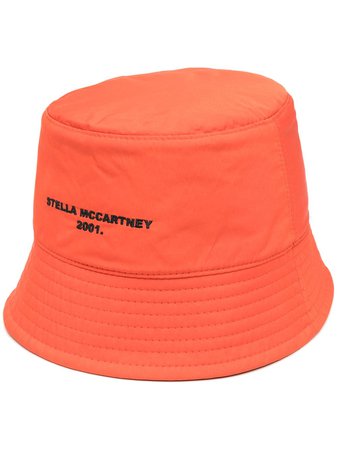 Stella McCartney Reversible logo-embroidered Bucket Hat - Farfetch