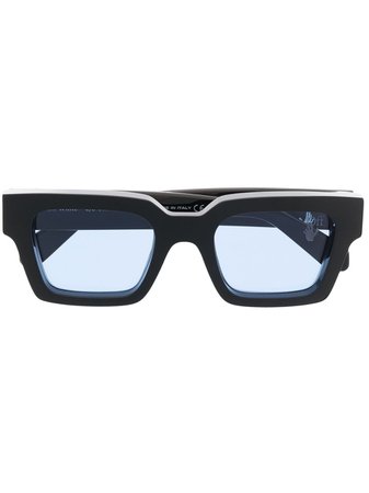 Shop Off-White Virgil Arrow square-frame sunglasses with Express Delivery - FARFETCH