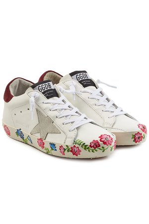 Super Star Leather Sneakers with Printed Sole Gr. EU 40