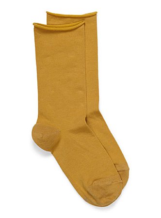 Two-tone striped socks | Bleu Forêt | Shop Women's Socks Online | Simons