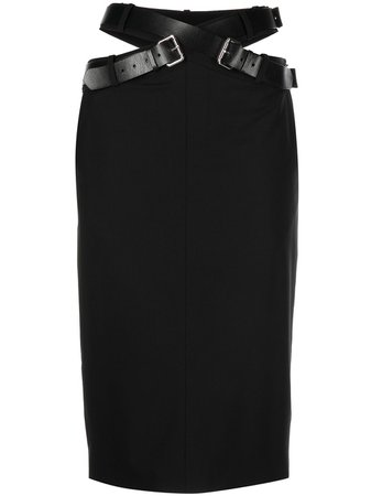 Monse belt-detail Pencil Skirt - Farfetch