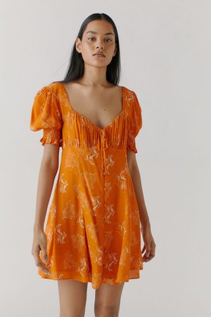 UO Persephone Mini Dress | Urban Outfitters