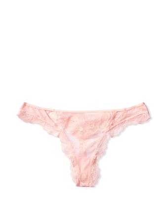 Lace Cutout Thong Panty - Victoria's Secret