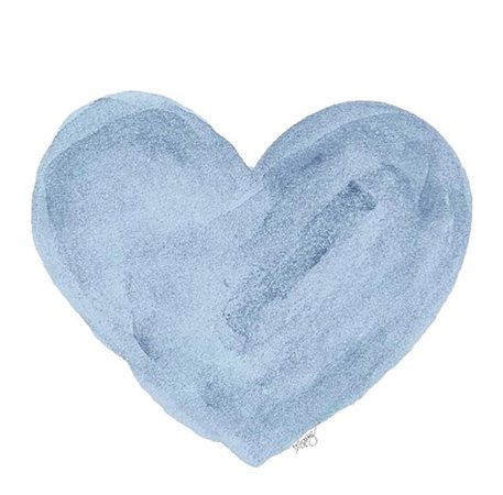 blue heart graphic