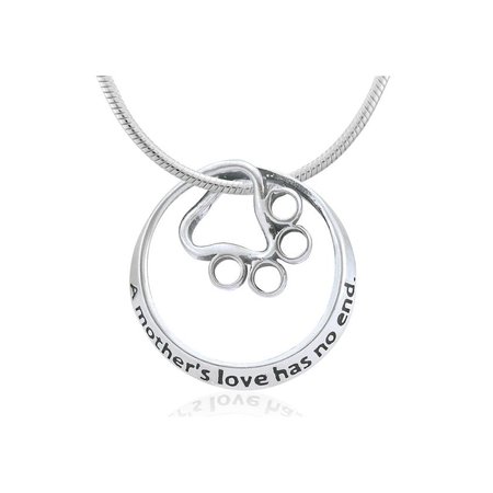 A Mother's Love Recycled Sterling Necklace | The Animal Rescue Site