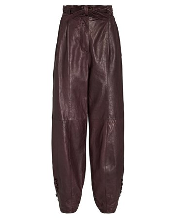 Ulla Johnson Navona Leather Trousers | INTERMIX®