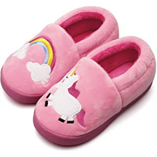 Amazon.com: Boys Girls House Shoes Bedroom Cozy Toddler Non-Slip Indoor Cute Warm Kids Slippers Soft Plush Fuzzy Slippers Deer : Clothing, Shoes & Jewelry