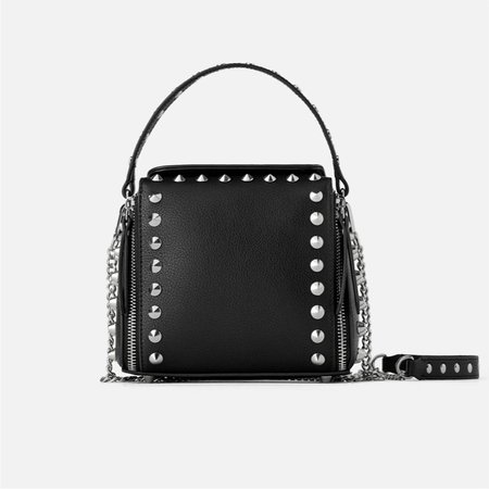Zara Black Stud Bag