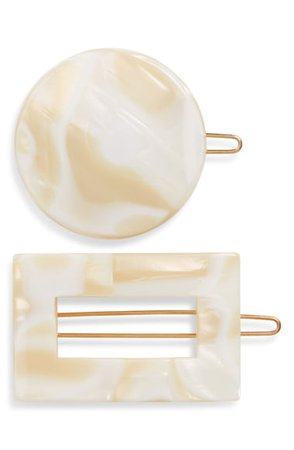 France Luxe 2-Pack Hair Clips | Nordstrom