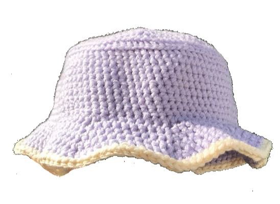 lilac hat