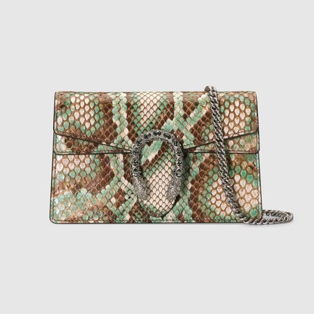 Green Dionysus python super mini bag | GUCCI® US