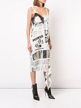 Monse Printed Slip Dress - Farfetch