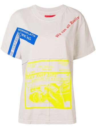 Eckhaus Latta We Can All Realize T-shirt $99 - Buy Online - Mobile Friendly, Fast Delivery, Price