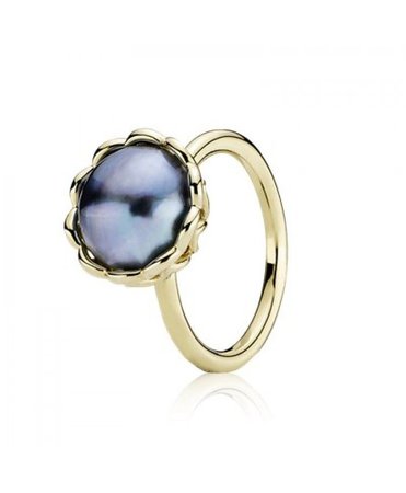 womens blue pearl ring - Google Search
