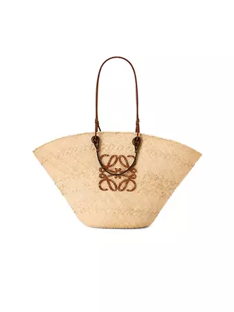 Shop Loewe Large Anagram Palm Basket Bag | Saks Fifth Avenue