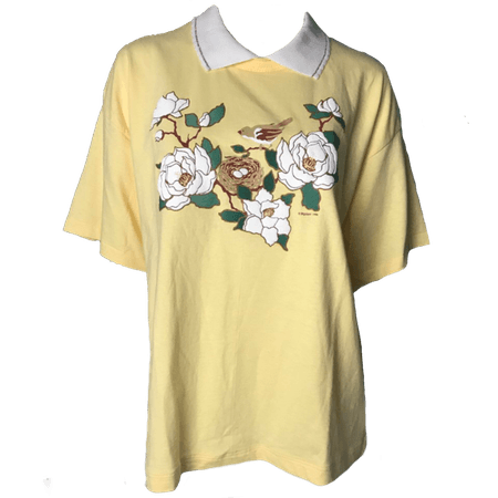 free to use, embroidered yellow shirt on We Heart It