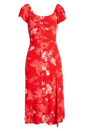 Floral Slit Dress | Nordstrom