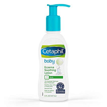 Amazon.com : Cetaphil Baby Eczema Soothing Lotion, Colloidal Oatmeal, Paraben Free, Hypoallergenic, Dry Skin, 5 Fluid Ounce : Health & Personal Care