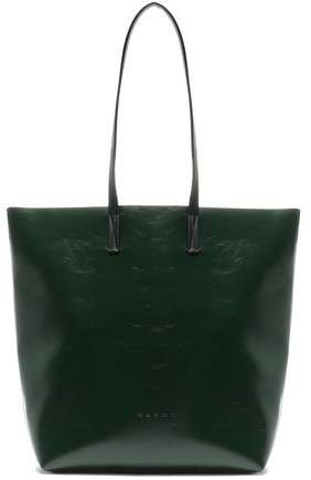 Faux Textured-leather Tote