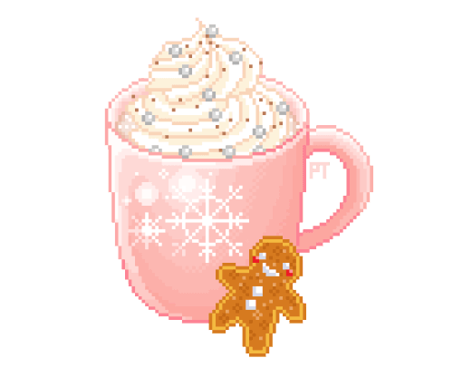 winter drink pixel