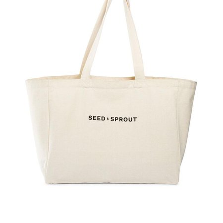 SEED & SPROUT - Pocket Tote Shopping Bag