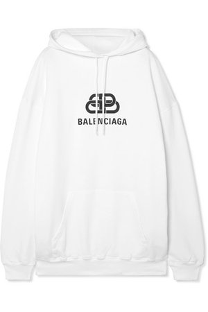 Balenciaga | Oversized cotton-jersey hoodie | NET-A-PORTER.COM