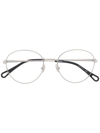 Chloé Eyewear Round wire-frame Glasses - Farfetch