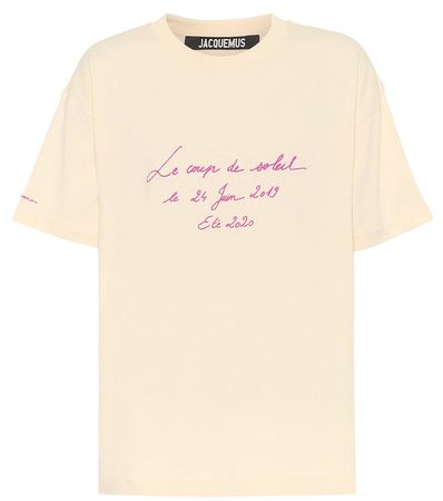 Embroidered Cotton T-Shirt | Jacquemus - Mytheresa