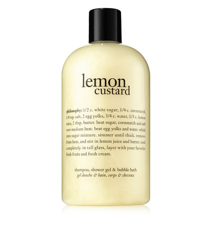 lemon custard | shower gel | philosophy