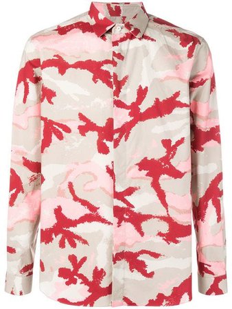 Valentino camouflage print shirt