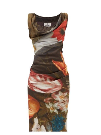 Vivienne Westwood brown flower dress