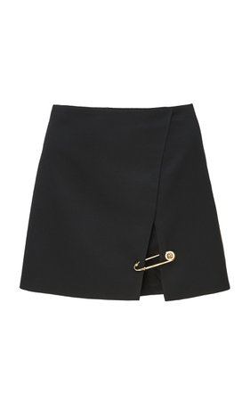Embellished Wool Mini Skirt by Versace | Moda Operandi