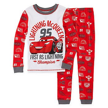 Disney 2-pc. Cars Pajama Set Boys, Color: Red - JCPenney
