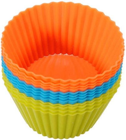 12X Silicone Cake Muffin Chocolate Cupcake Cups Mold: Amazon.ca: Kitchen & Dining